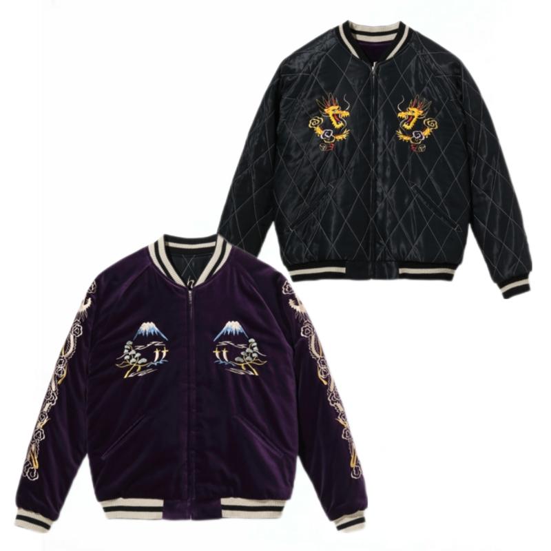 TAILOR TOYO Velveteen Souvenir Jacket “LANDSCAPE” × “DRAGON