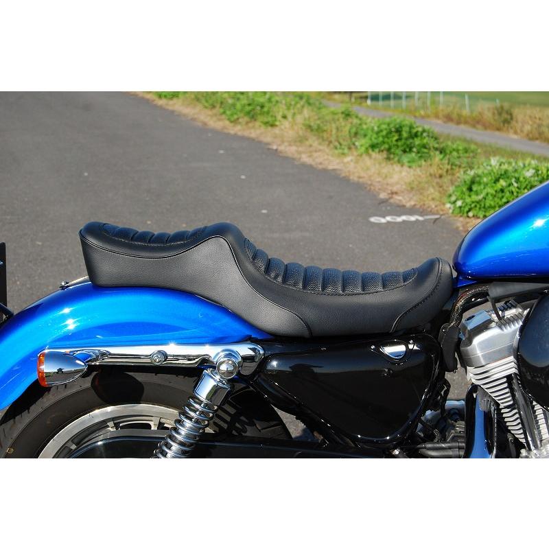 04年〜XLスポーツスター キング＆クイーン3シート タックロールタイプ