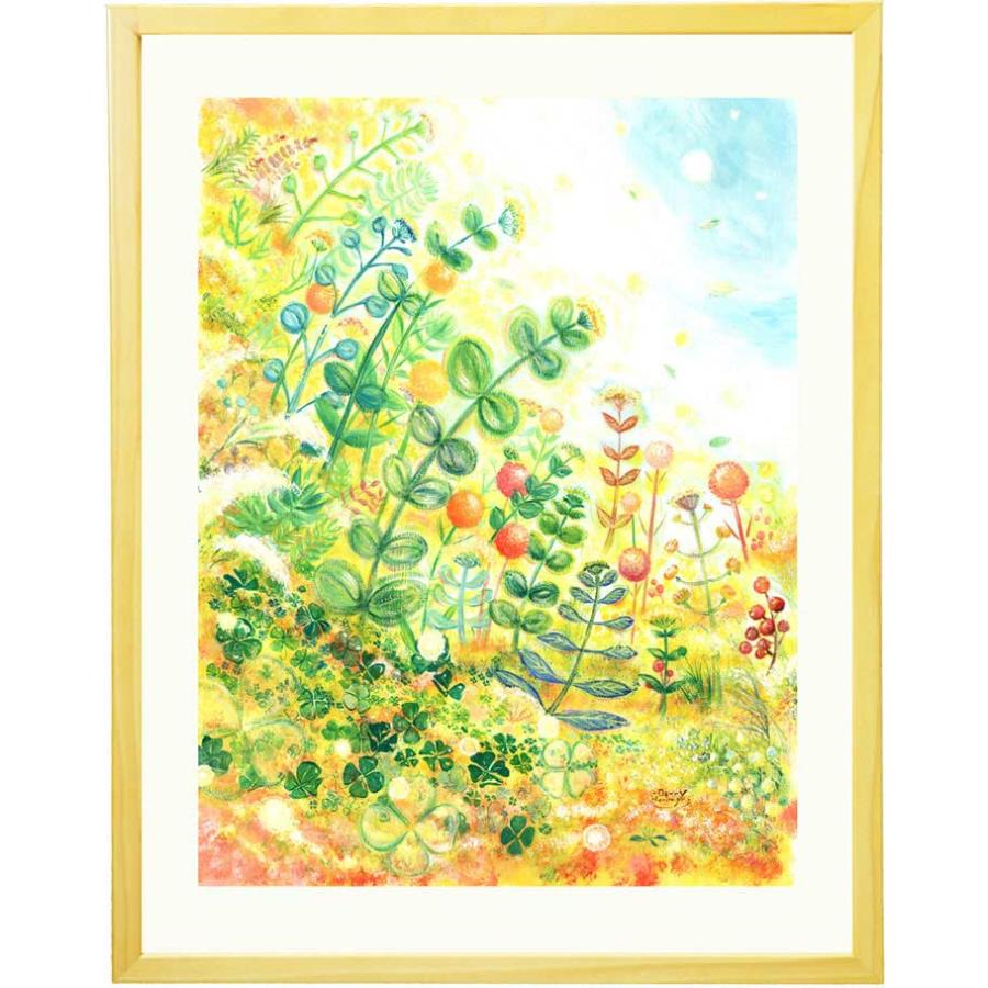 プレゼント 新築祝い 誕生日 絵 幸せアート(grow/Lサイズ) 名前入れ