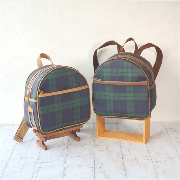 CARAMEL 新発売【通園リュック チェック柄】日本製(豊岡製 )幼稚園