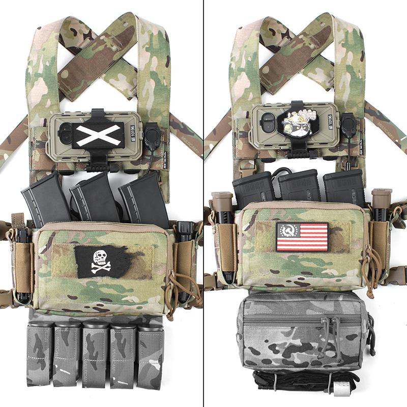 PEW Tactical HSPスタイル D3CRMチェストリグ ウルフグレイ