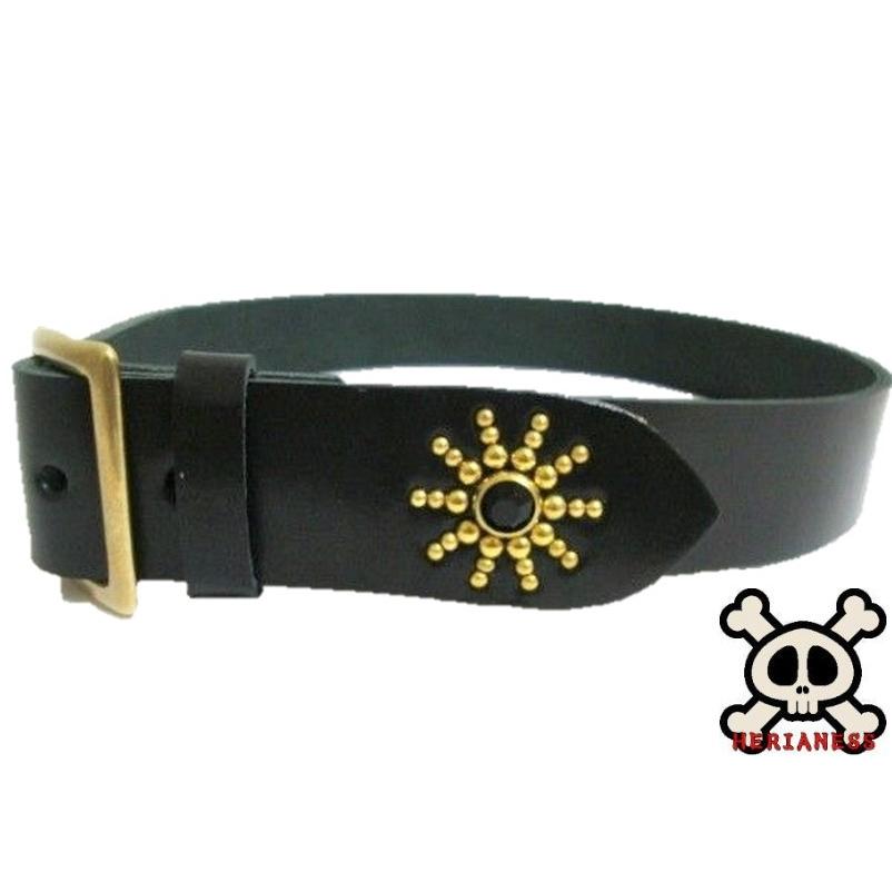 真鍮製バックル 栃木レザー エンドオンリー 真鍮スタッズベルト 黒