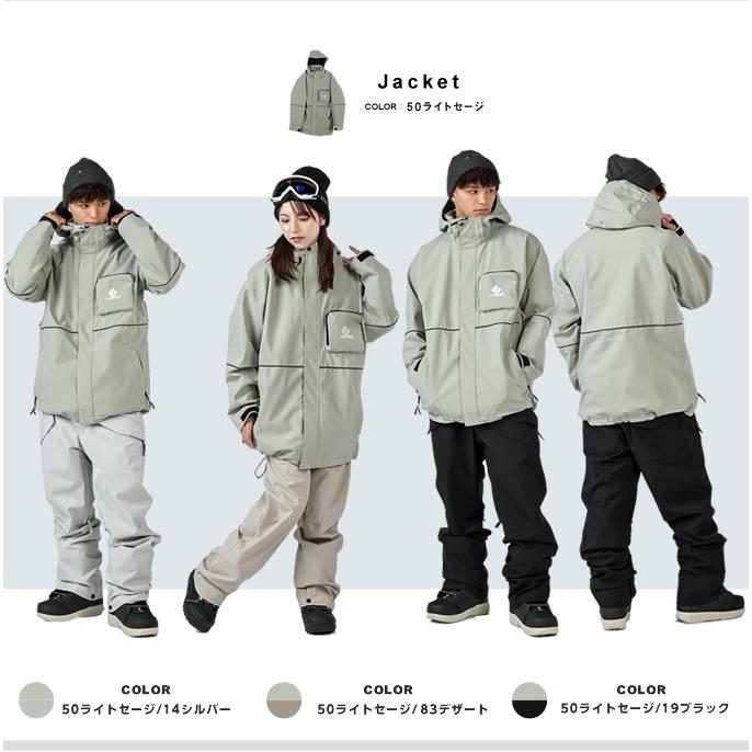 グラバークリーク(GRAVER CREEK) スノーボードウェア 上下セット