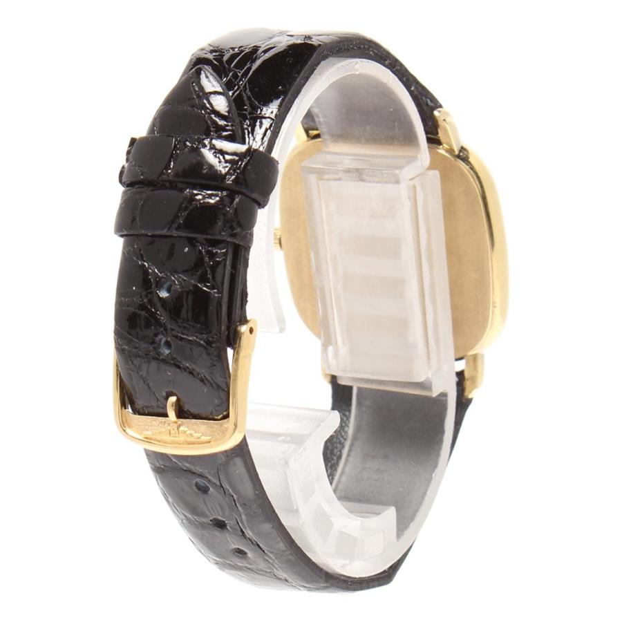 ロンジン 腕時計 K18 スクエア クオーツ ゴールド メンズ LONGINES