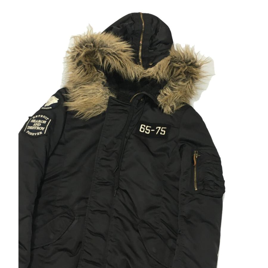 ヒステリックグラマー ミリタリージャケット ブラック 2AC-8550