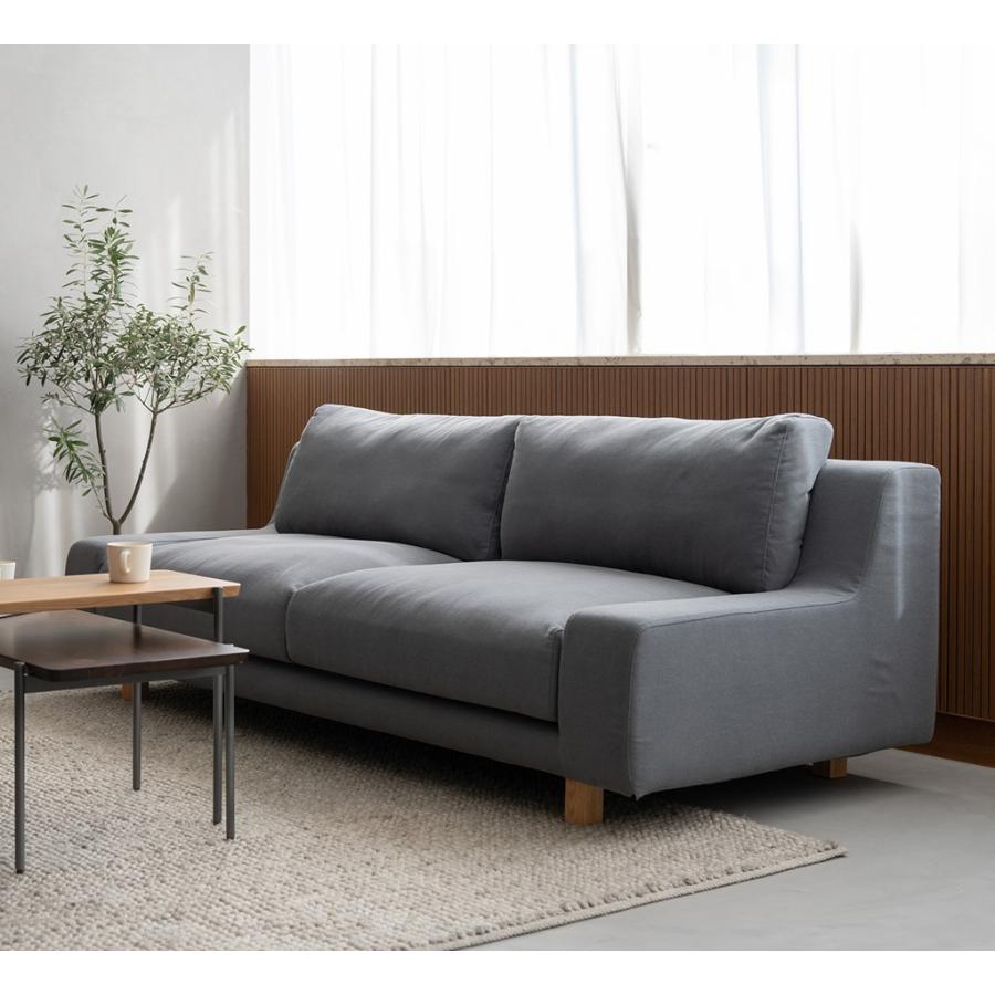 ソファ 2人掛け おしゃれ 北欧 ソファー 2.5人掛け リビング グレー