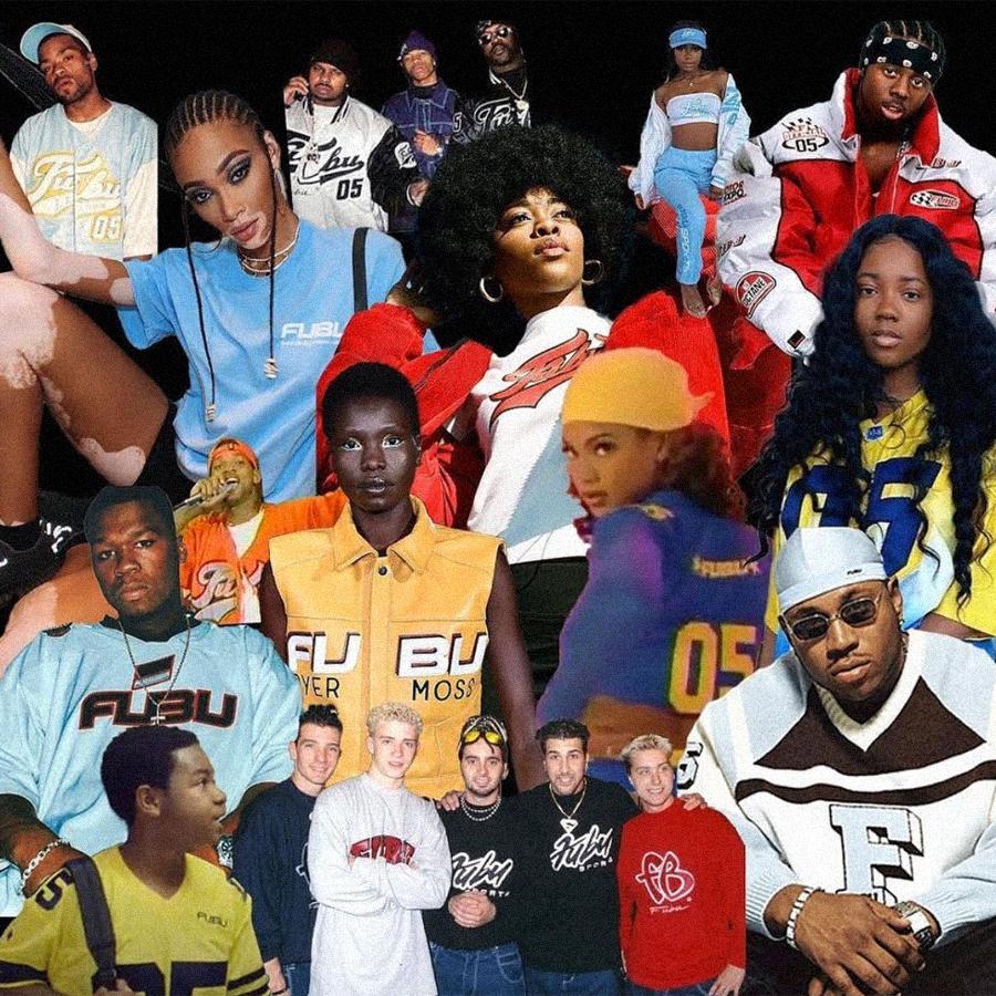 FUBU フブ ナイロン セットアップ 上下セット トラックジャケット