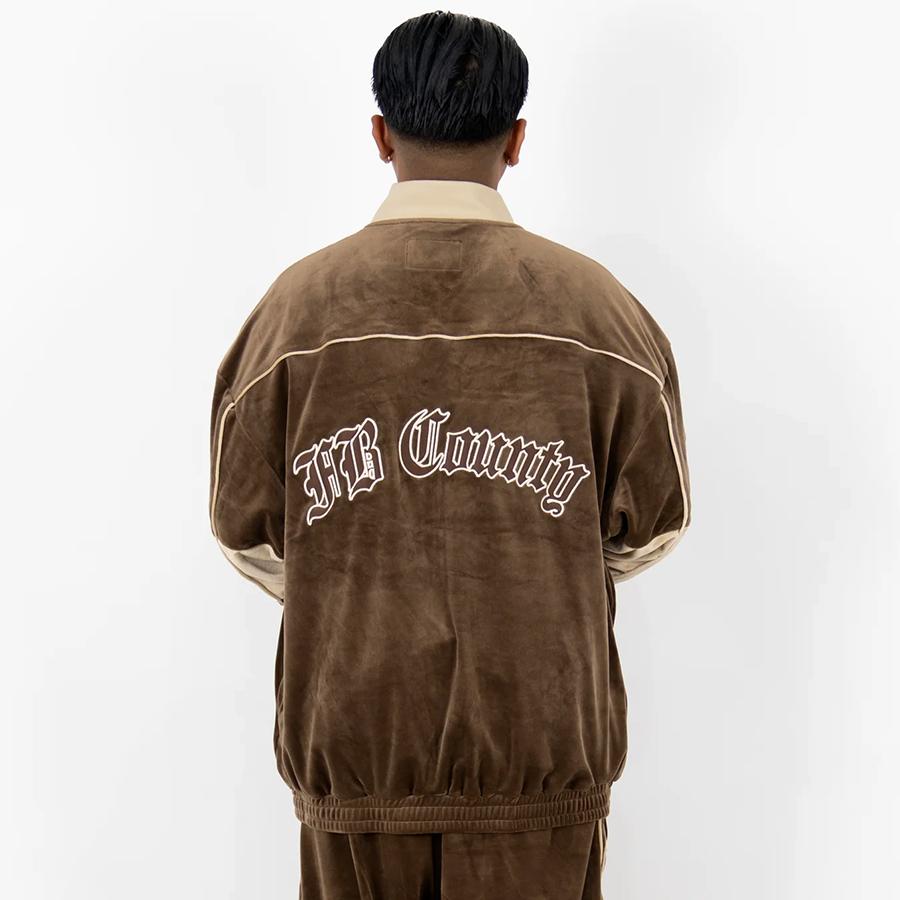 FB COUNTY エフビーカウンティ ベロア セットアップ 上下セット