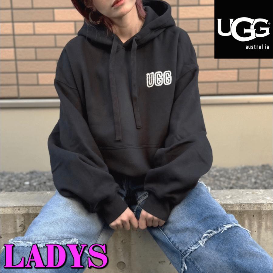 UGG アグ 裏起毛パーカー ブラック メンズ L 匿名配送 UGG Australia