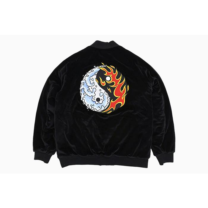 HUF（ハフ） ジャケット メンズ ディストラクティブ スカジャン