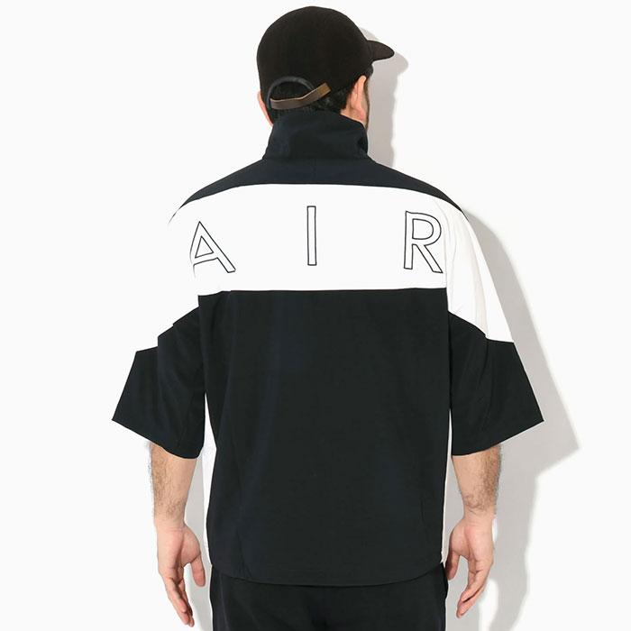 NIKE（ナイキ） シャツ 半袖 メンズ エア ハーフ ジップ ブラック