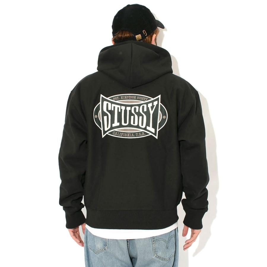 STUSSY（ステューシー） パーカー ジップアップ メンズ Champion Oval