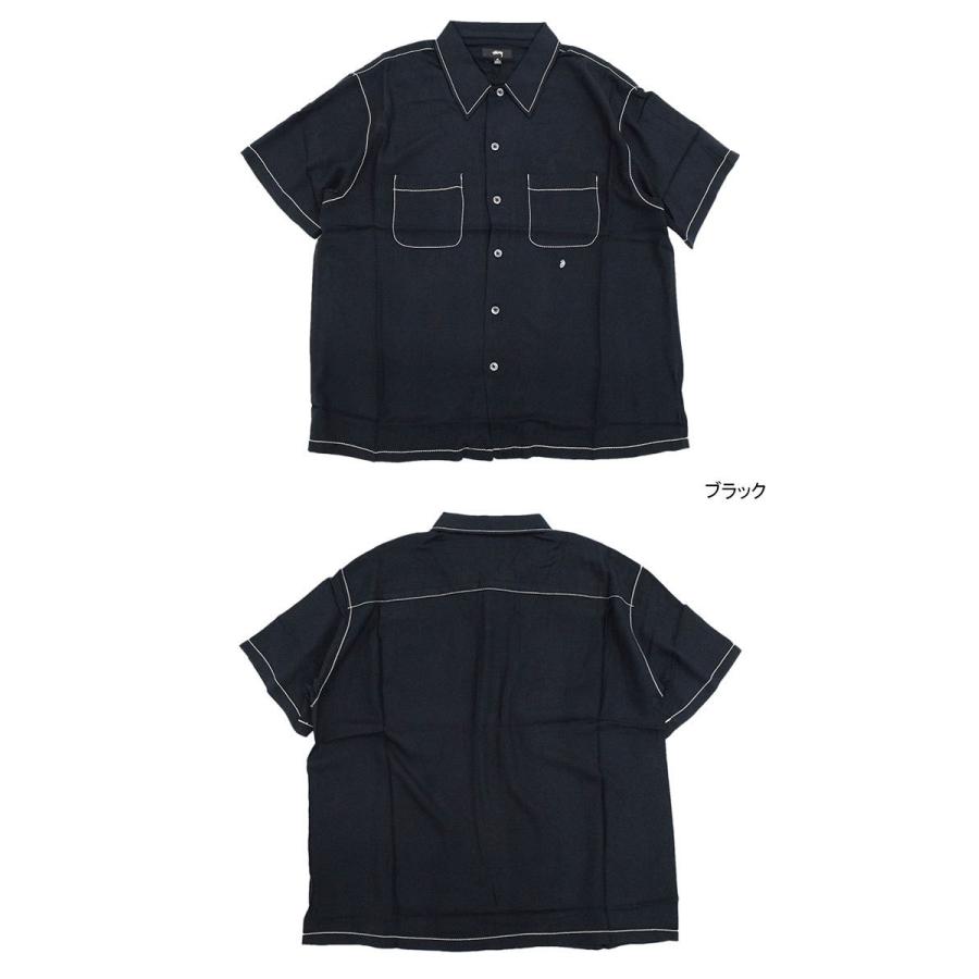 STUSSY（ステューシー） シャツ 半袖 メンズ Contrast Pick Stitched