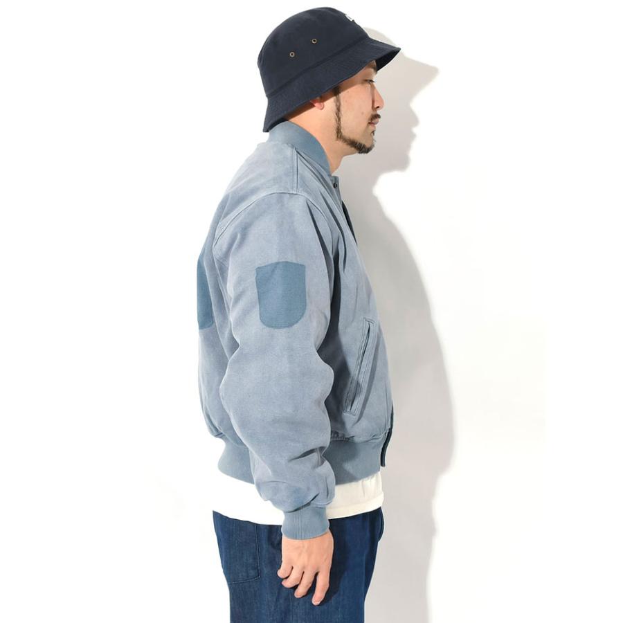 STUSSY（ステューシー） ジャケット メンズ Ghost Logo Canvas Varsity