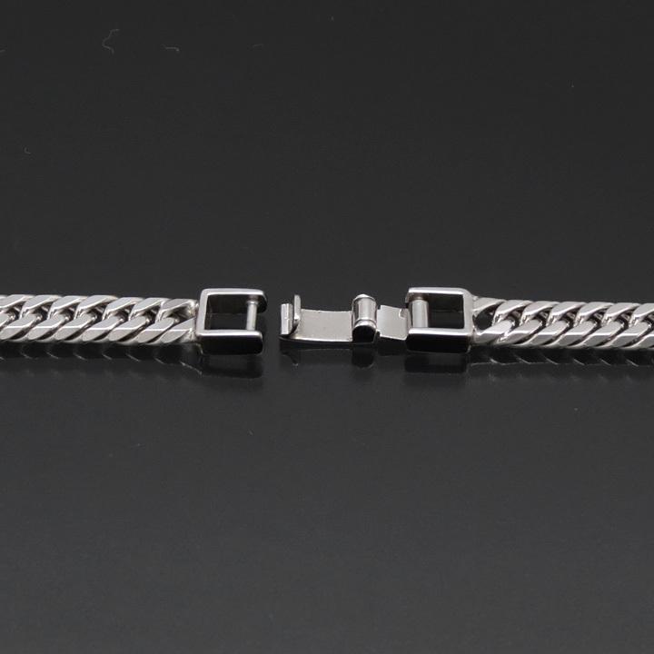 喜平ネックレス シルバー 喜平チェーン シルバー925 6面ダブル 40g