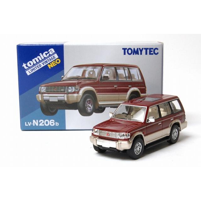 トミーテック LV-N206b 三菱 パジェロ ミッドルーフワイド VR（赤