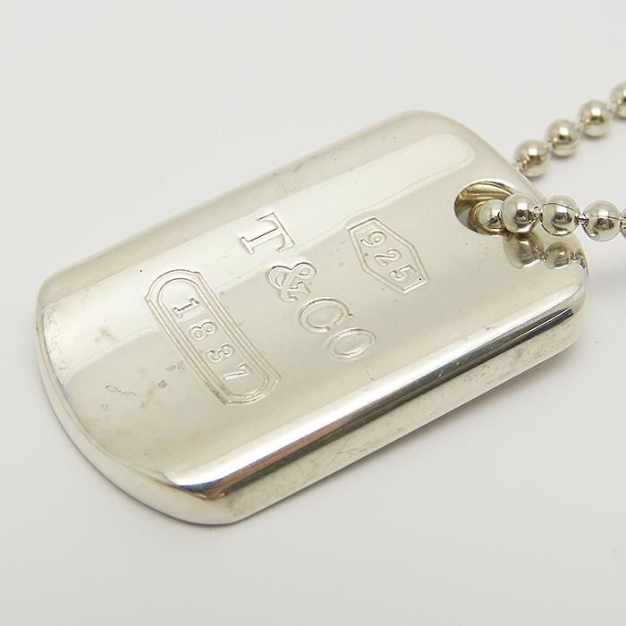 TIFFANY&Co.（ティファニー） ドッグタグ ネックレス 60cm SV 925