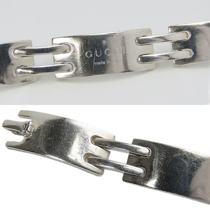 GUCCI（グッチ） 【グッチ】SV 925 シルバー ブレスレット 腕周り約