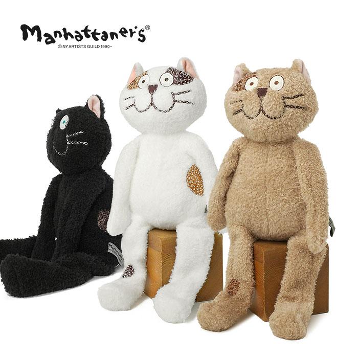マンハッタナーズ くたくた猫 ぬいぐるみ 猫 レディース manhattaner's