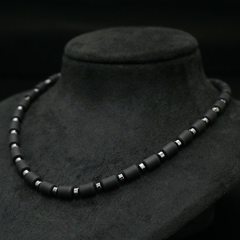 CHRIO クリオ インパルスネックレス エンペラー ヘマタイト ブラック S