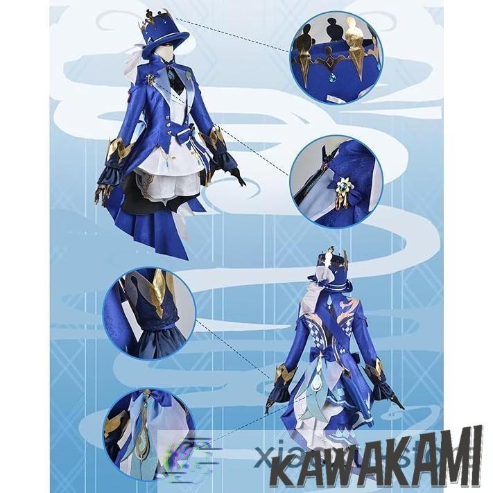 原神 コスプレ フリーナ 衣装 ※ウィッグ 靴 追加可 : ISRA - 通販