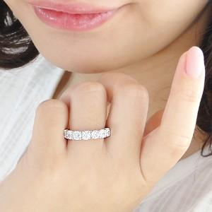 pt900 プラチナ ダイヤモンド ダイヤ 指輪 リング エタニティ