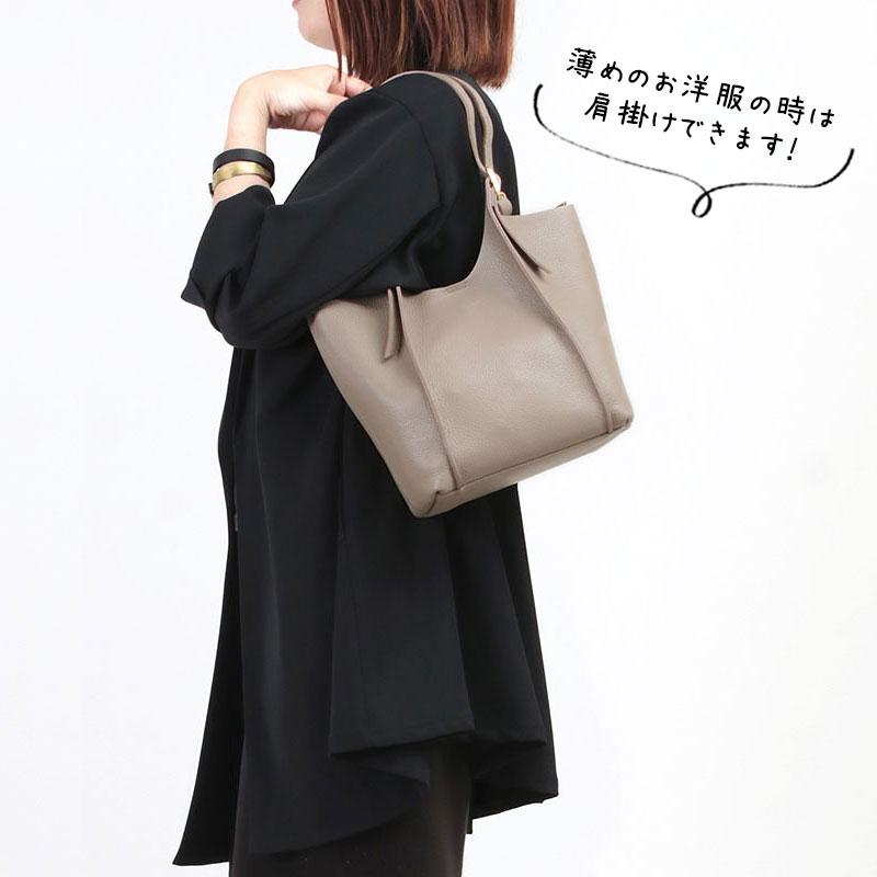 VIOLAd'ORO（ヴィオラドーロ） トートバッグ TRERO レザー ショルダー