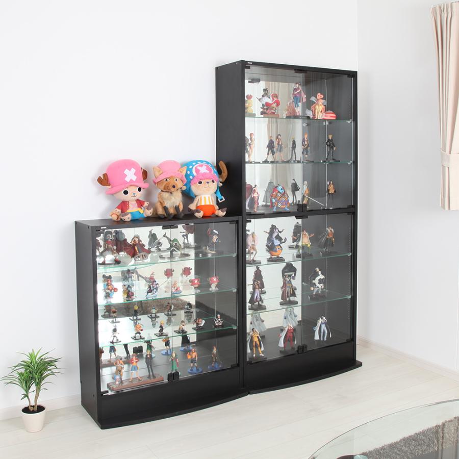 ミラーセット ( ミラー2枚組 ＋ 本体ハイタイプ 開き戸 幅83cm 奥行
