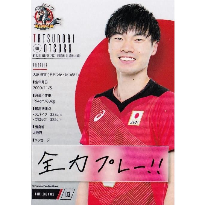NV03 【大塚達宣/石川祐希】2022 龍神NIPPON 全日本男子バレーボール