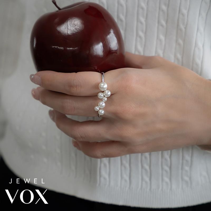 Jewel VOX 指輪 リング レディース 金属アレルギー対応 2本指リング