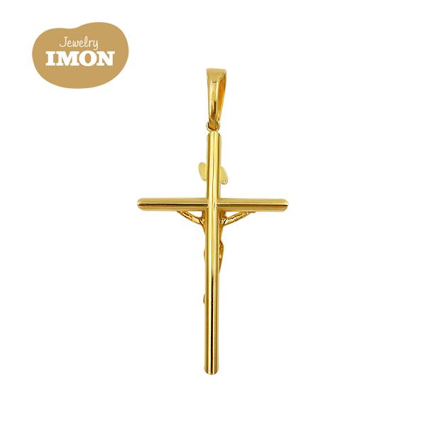 新品」18金 十字架 クロス ペンダント K18 中空製 : Jewelry IMON 御徒
