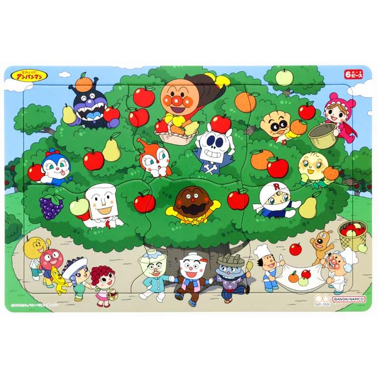 ジグソーパズル 6ピース ハッピーロッピーパズル6P アンパンマンと