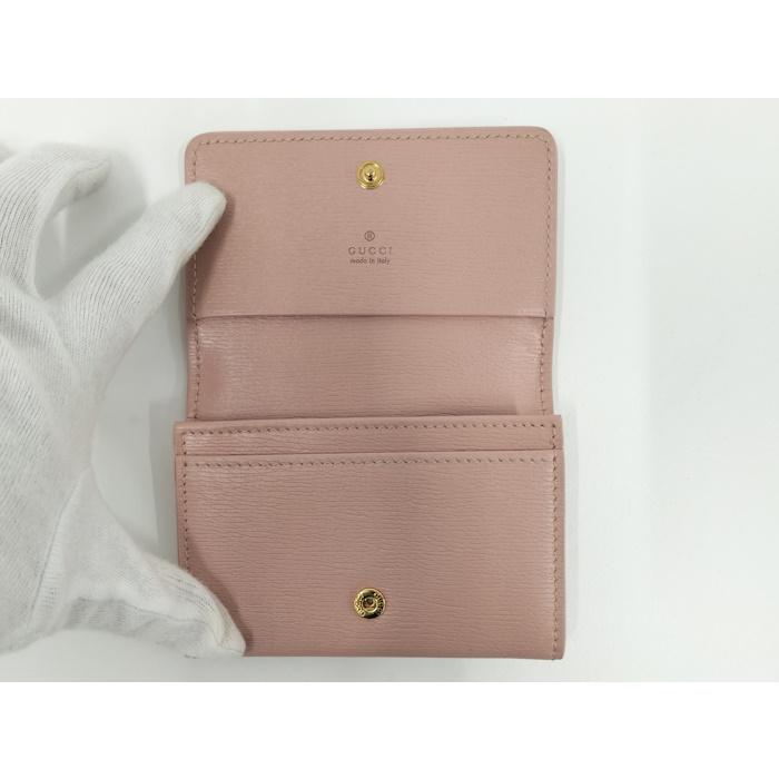 GUCCI（グッチ） カードケース 名刺入れ レザー ピンク 790101 : JJ