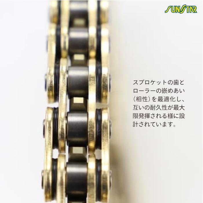 サンスター チェーン＆スプロケット 3点セット カワサキ ZX-6R SUNSTAR