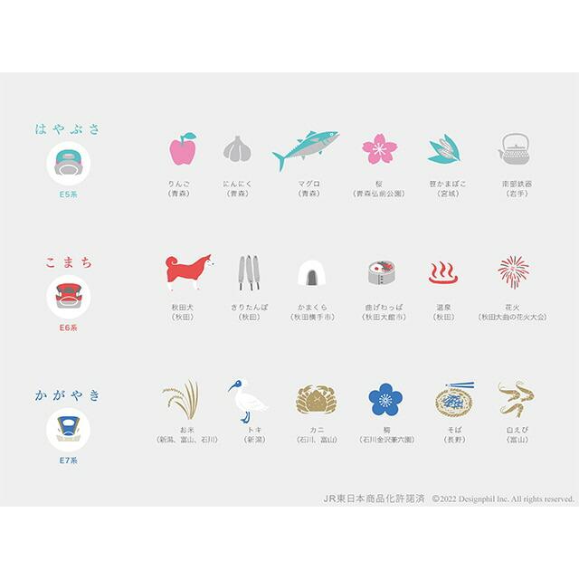 和柄活版印刷の一筆箋 はやぶさ【鉄道グッズ 文房具 日用品 東北新幹線