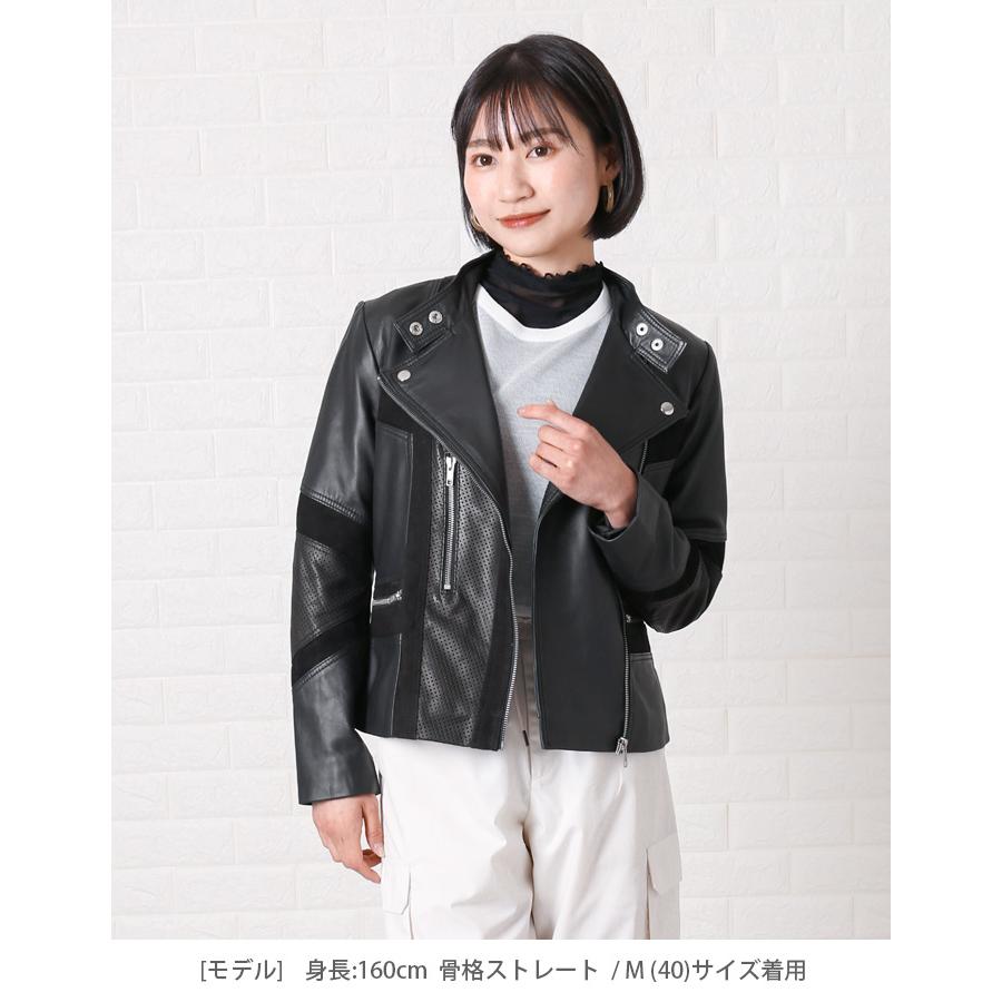 レザージャケット ダブルライダース シングルライダース レディース 革