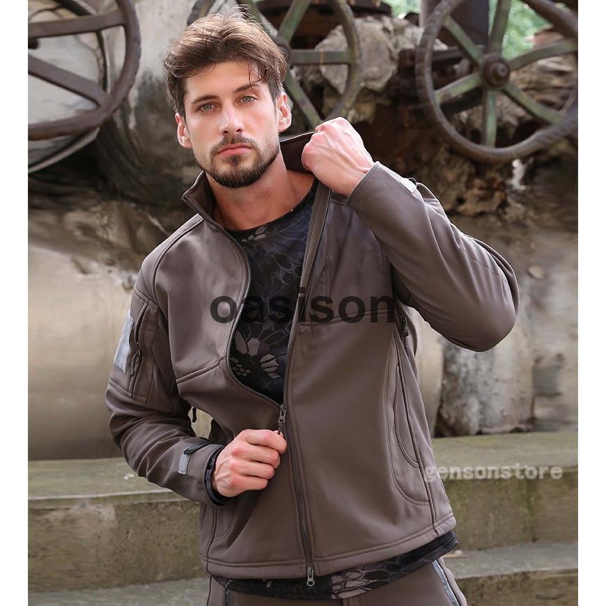 ソフトシェルジャケット メンズ 登山ウェア マウンテンジャケット 裏