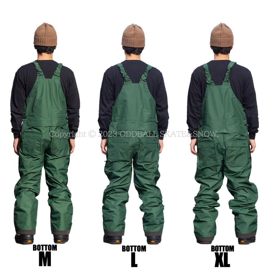 green（グリーン） 23-24 GREEN CLOTHING BIB PANTS Dull Green