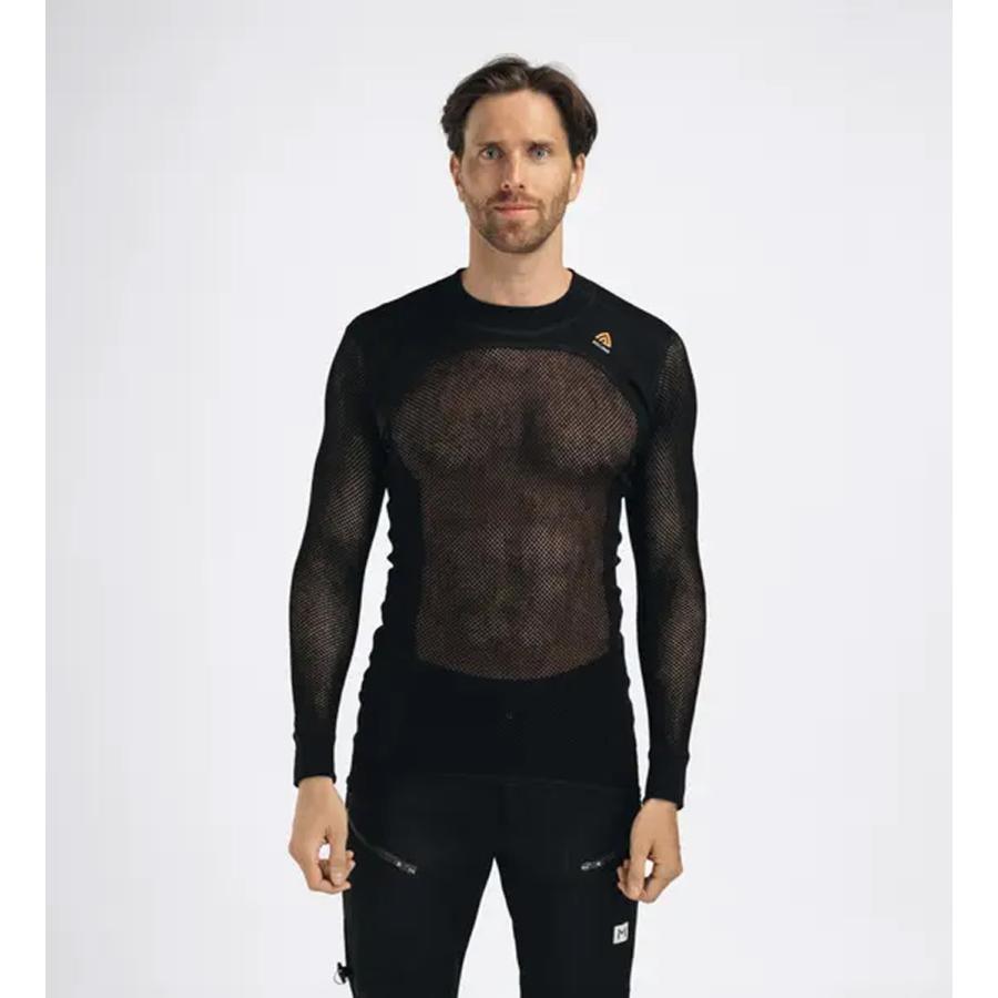 アクリマ ウールネット 長袖 ベースレイヤー ACLIMA WOOLNET CREW NECK
