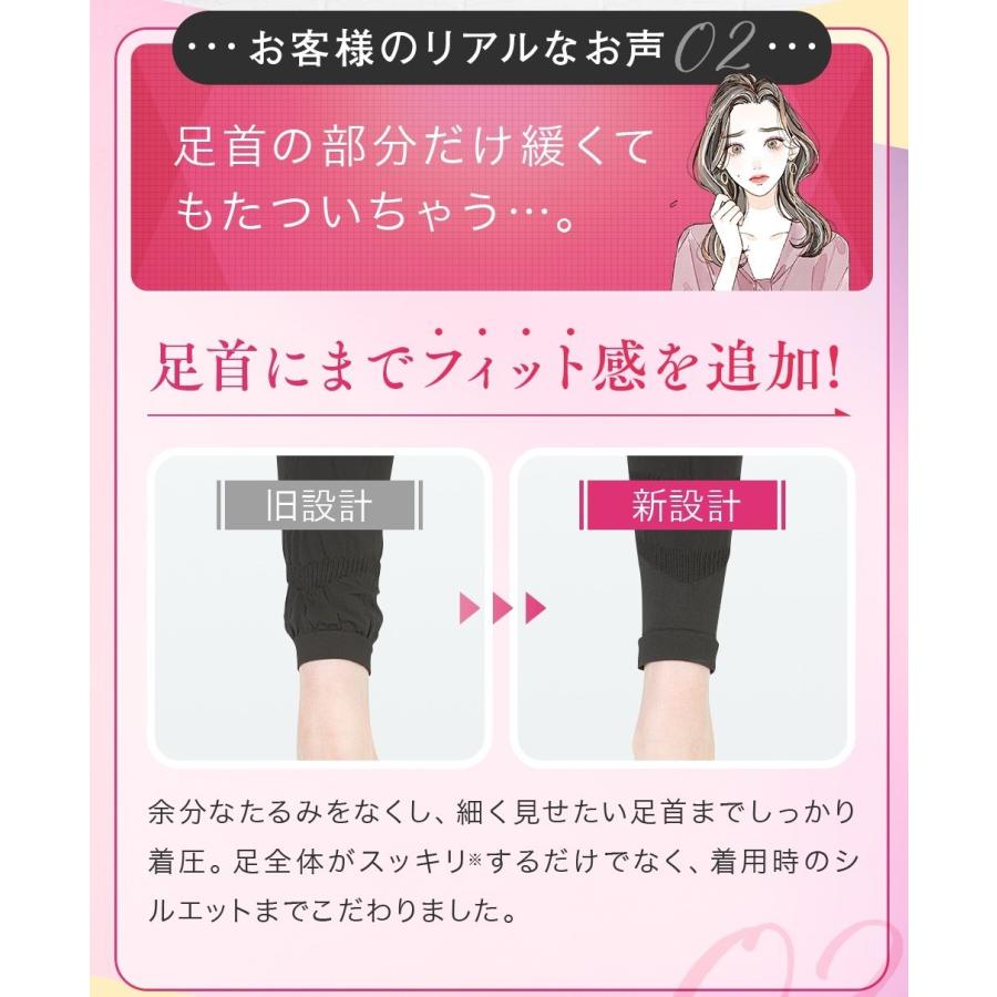 GLAMOROUS SERIES（グラマラスシリーズ） 着圧レギンス レディース 3着