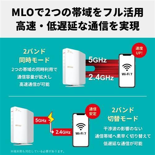 BUFFALO（バッファロー） 新品 バッファロー無線LANルーター Wi-Fi7