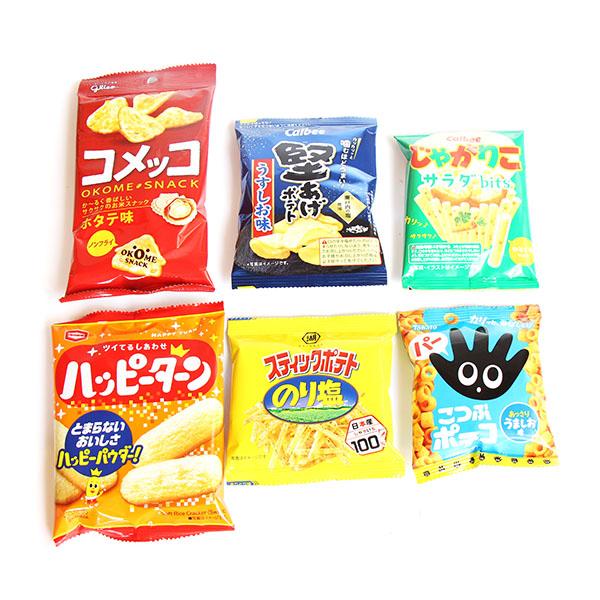お菓子 詰め合わせ スナックいろいろ 食べ比べセット(6種・計6コ