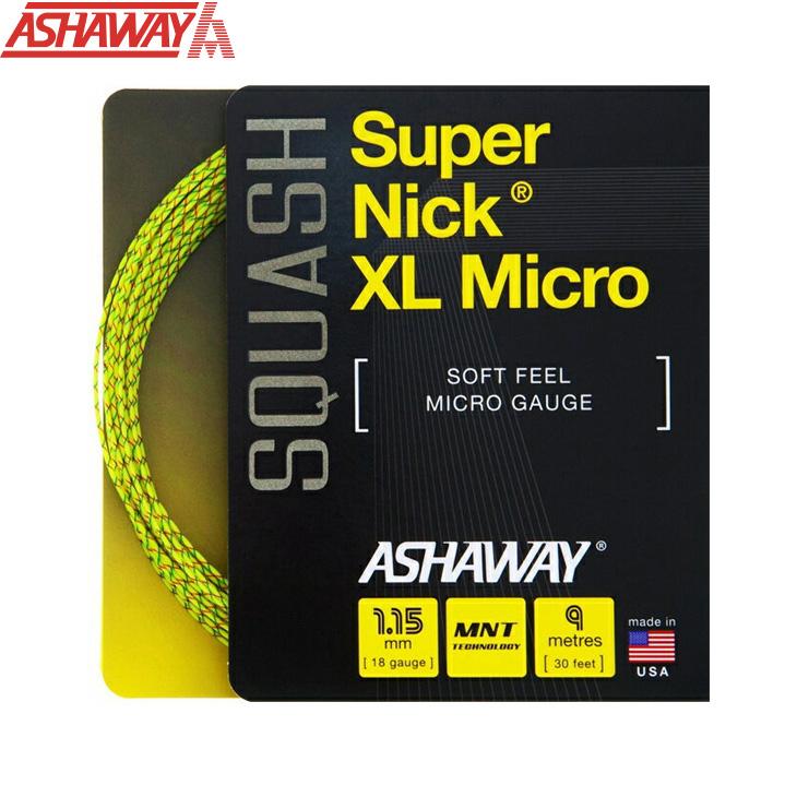 アシャウェイ スカッシュ ストリング スーパーニックXLミクロ AC105-A