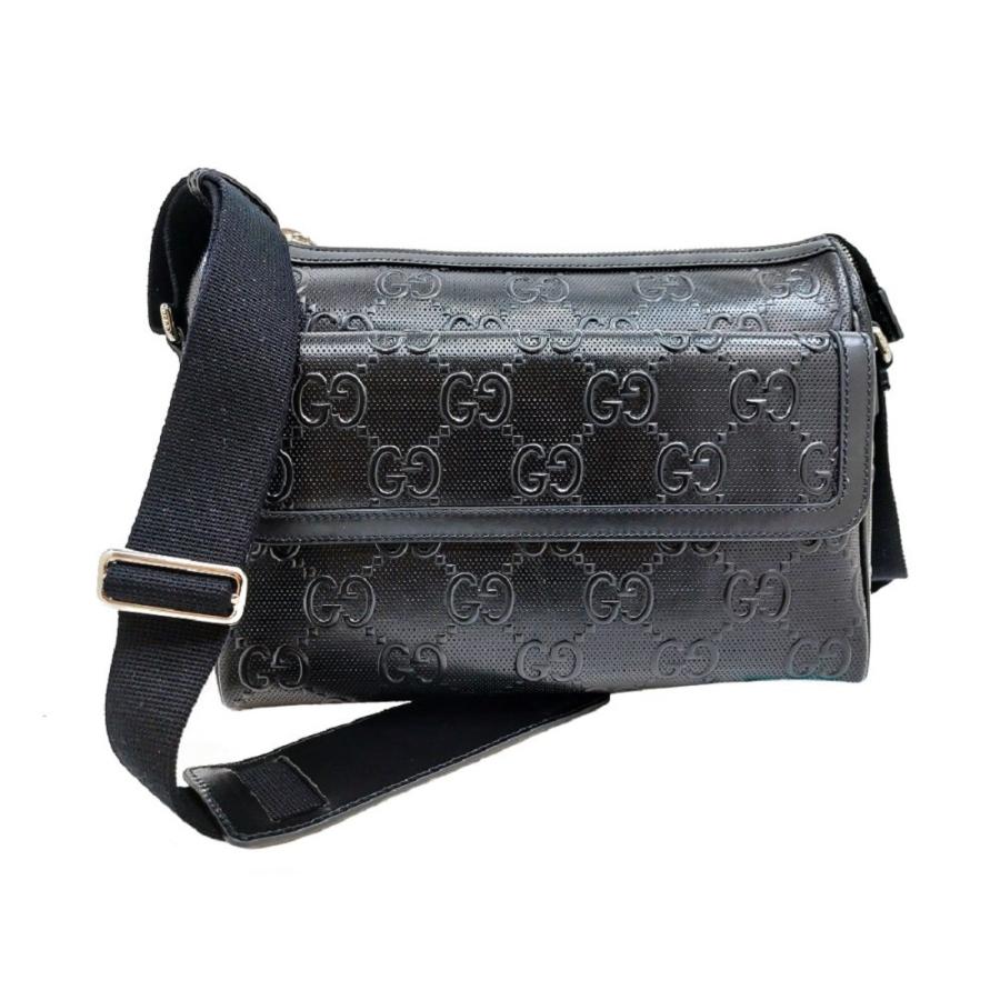 GUCCI（グッチ） グッチ「未使用品」658565 GGエンボス メッセンジャー
