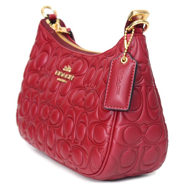 COACH（コーチ） バッグ スムースレザー シグネチャー 型押し テリ