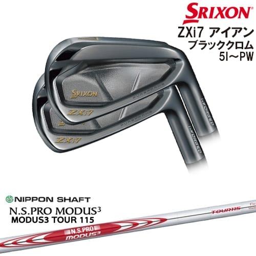 ZXi ZXi7 ブラッククロム アイアン6本set(5I-PW)[5P]スリクソンSRIXON