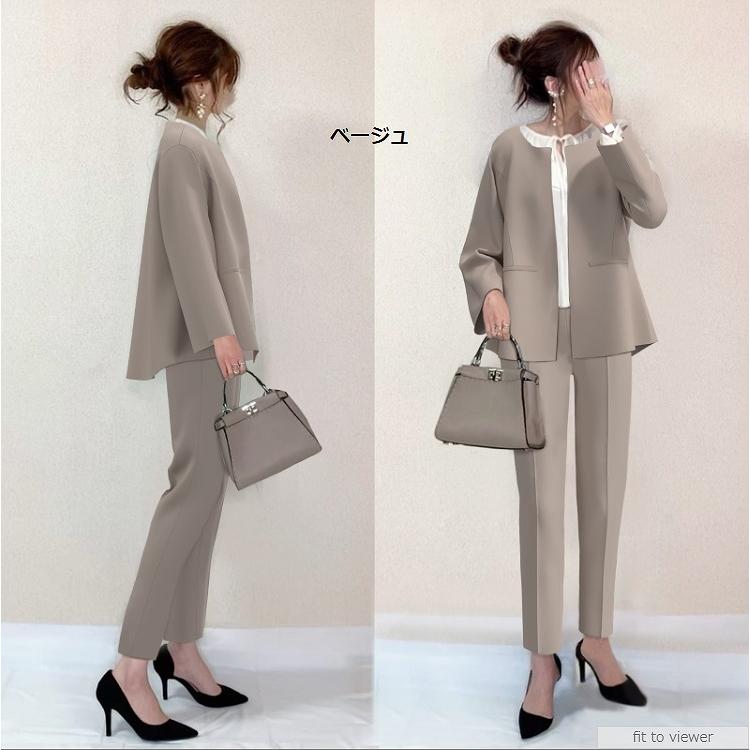 スーツ セットアップ レディース 入園入学 卒園卒業 ママ 母親 母