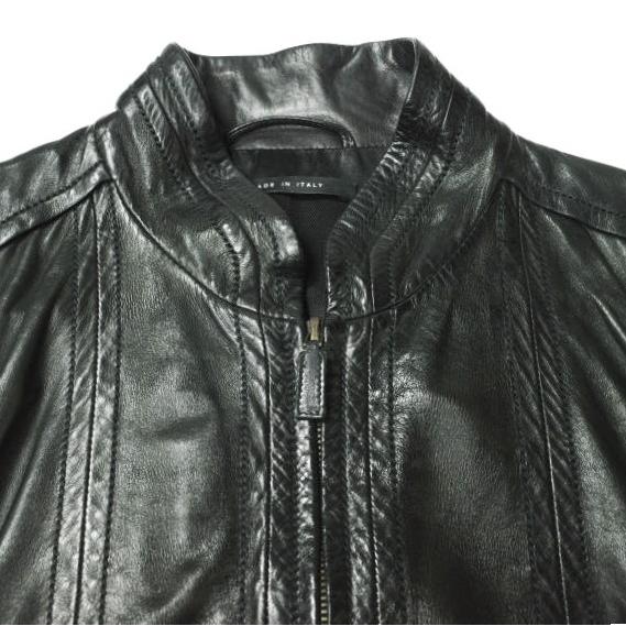 GUCCI グッチ イタリア製 イタリアンレザー シングルライダース