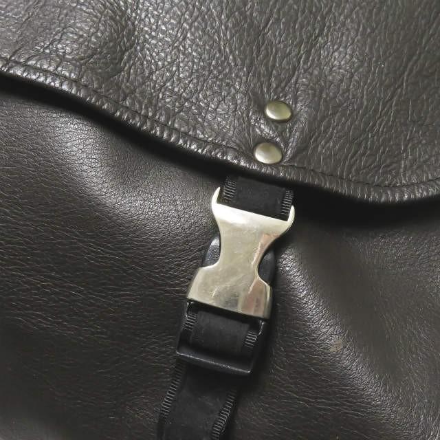 サンシー SUNSEA 日本製 Big Messenger Bag レザービッグ