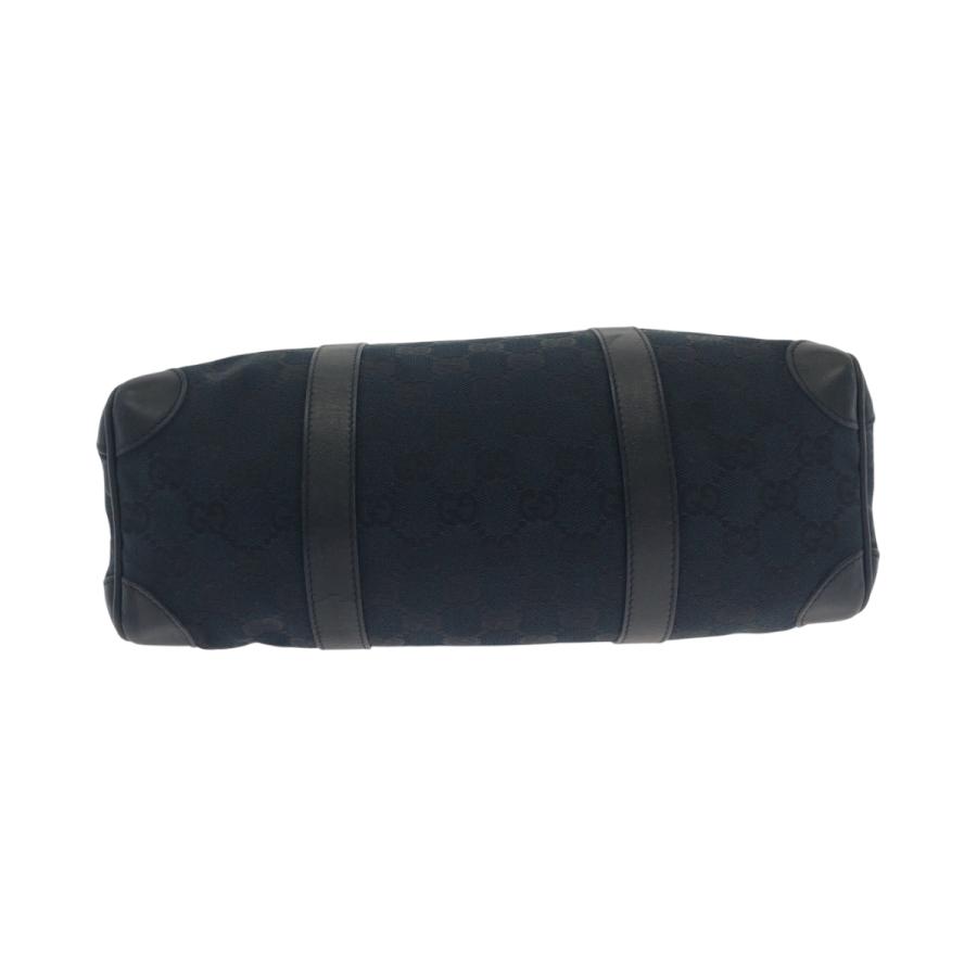 GUCCI（グッチ） 美品 ブラック 黒 シルバー金具 GGキャンバス 000